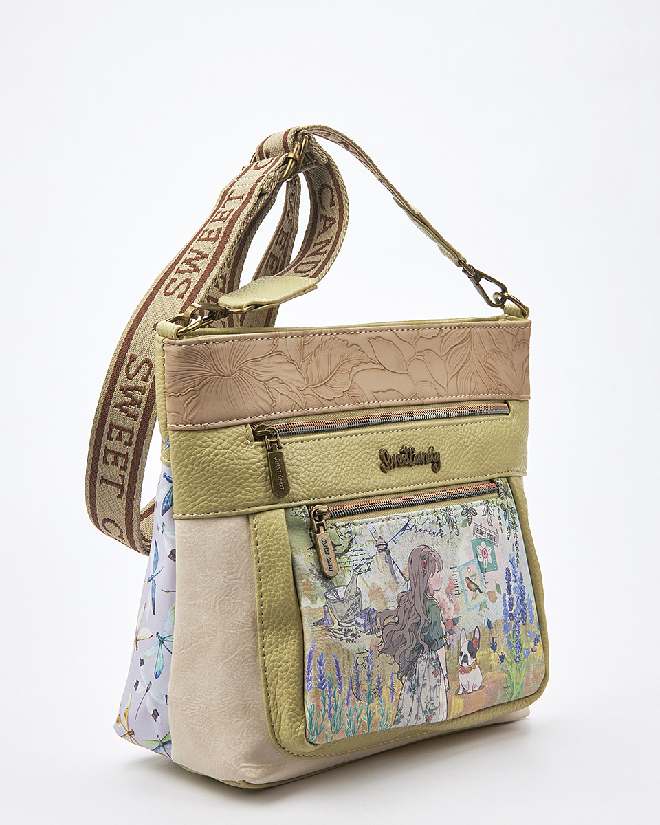 Sweet Candy Γυναικεία Τσάντα Ώμου με Ανάγλυφη Λεπτομέρεια – Lavender Walk Sweet Candy Γυναικεία Τσάντα Ώμου με Ανάγλυφη Λεπτομέρεια – Lavender Walk