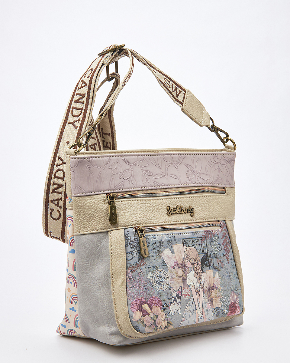 Sweet Candy Γυναικεία Τσάντα Ώμου με Ανάγλυφη Λεπτομέρεια – Vintage Story Sweet Candy Γυναικεία Τσάντα Ώμου με Ανάγλυφη Λεπτομέρεια – Vintage Story