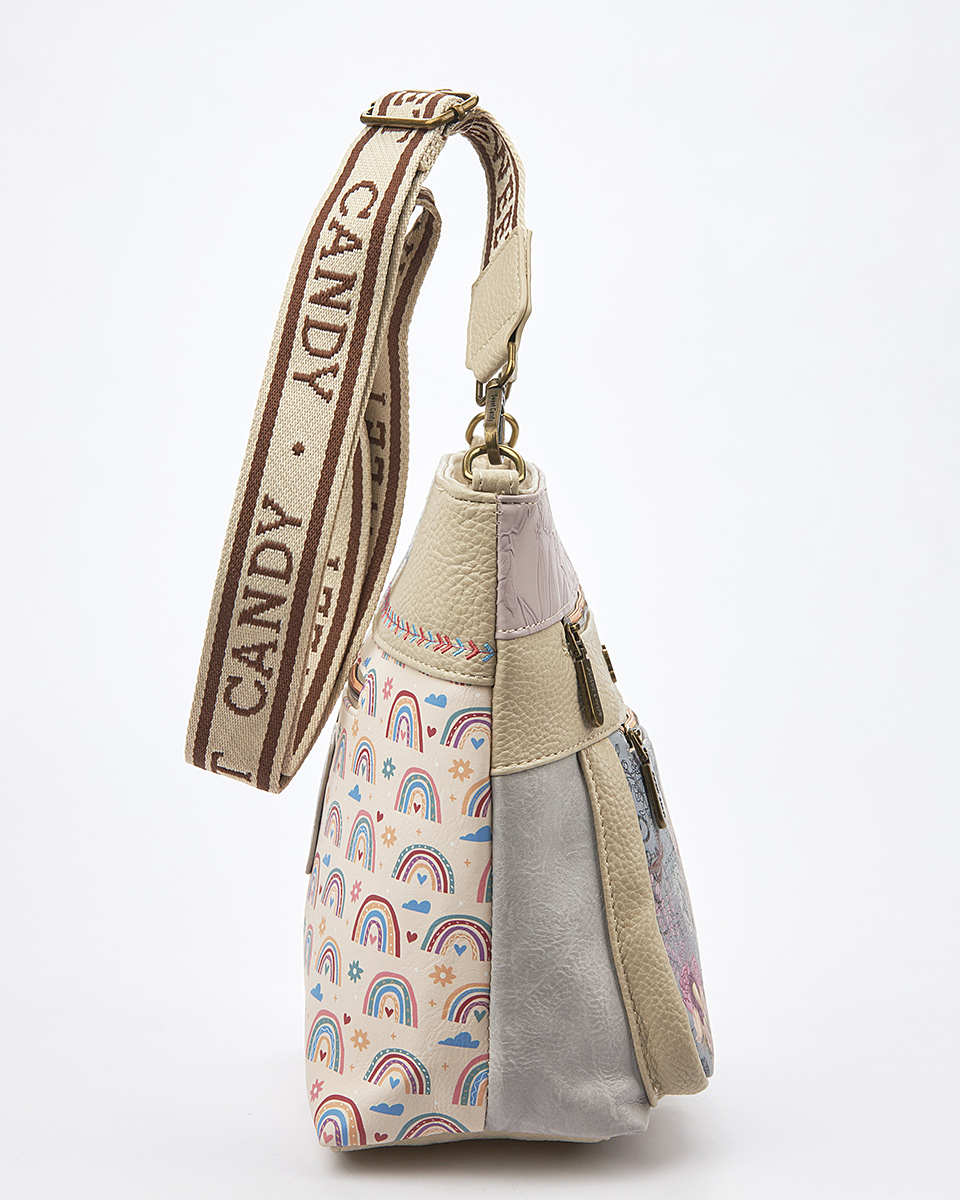 Sweet Candy Γυναικεία Τσάντα Ώμου με Ανάγλυφη Λεπτομέρεια – Vintage Story Sweet Candy Γυναικεία Τσάντα Ώμου με Ανάγλυφη Λεπτομέρεια – Vintage Story