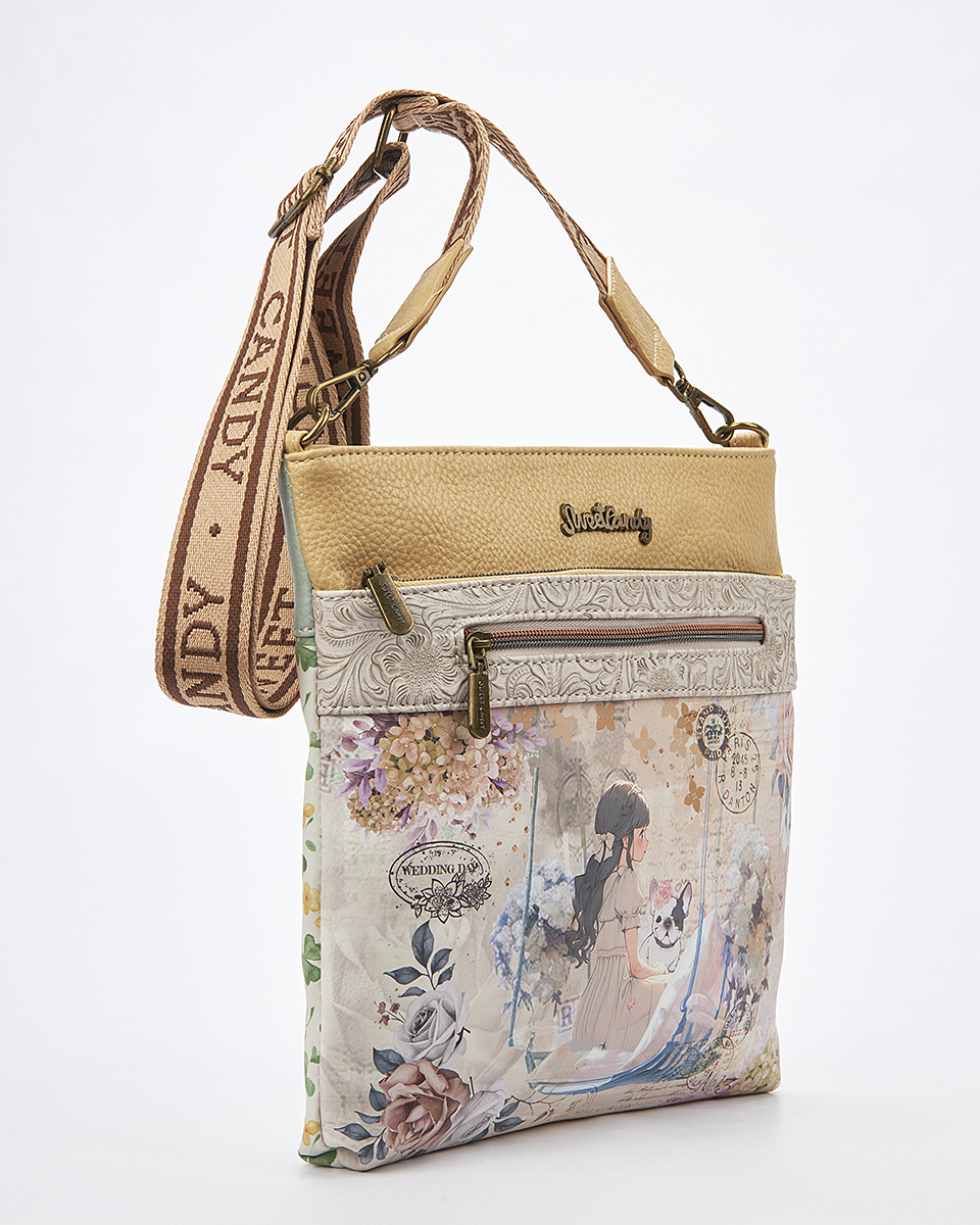 Sweet Candy Γυναικεια Τσαντα Ωμου-Χιαστι με Vintage Μοτιβο – Floral Whisper Sweet Candy Γυναικεια Τσαντα Ωμου-Χιαστι με Vintage Μοτιβο – Floral Whisper