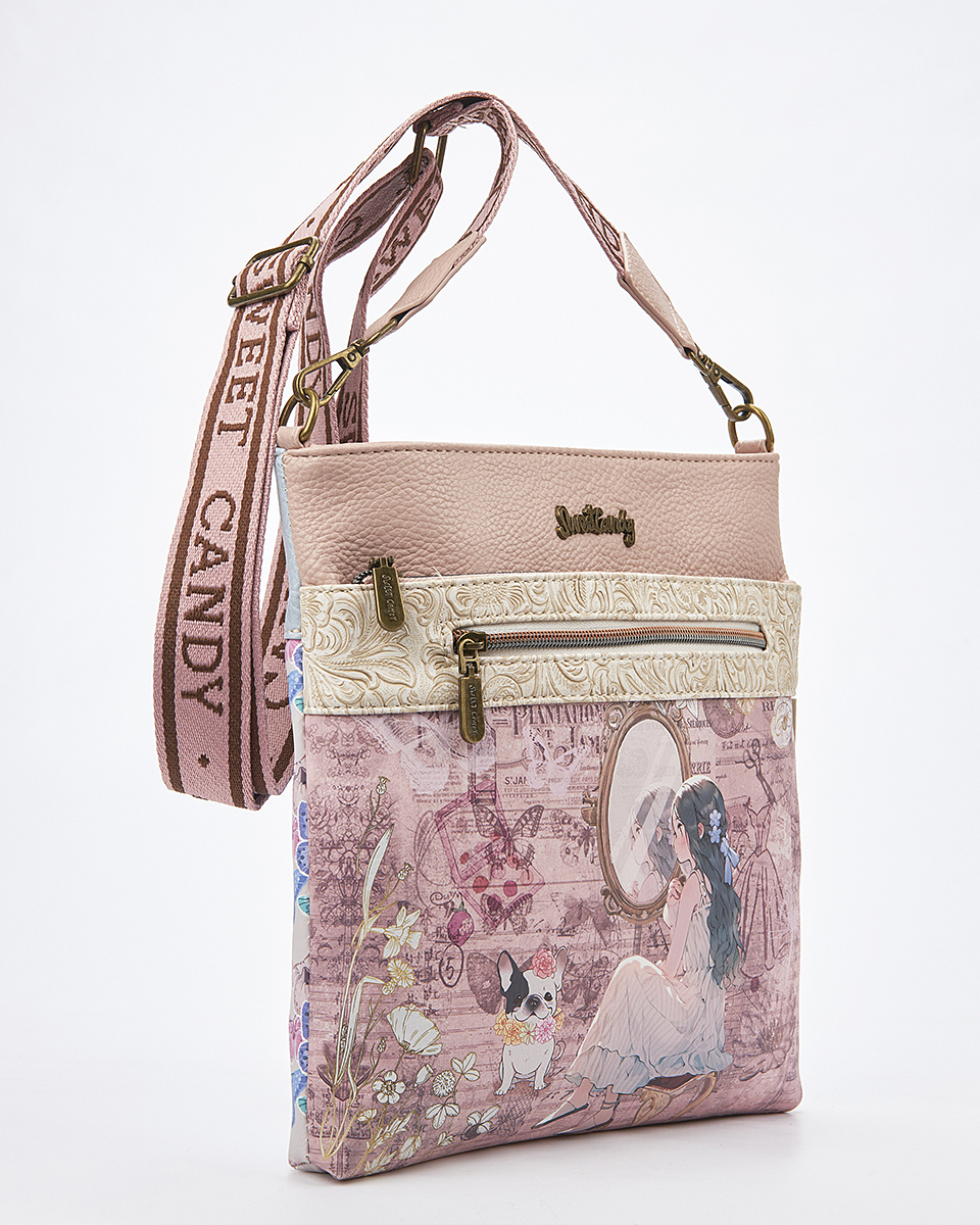 Sweet Candy Γυναικεια Τσαντα Ωμου-Χιαστι με Vintage Μοτιβο. – Mirror Bloom Sweet Candy Γυναικεια Τσαντα Ωμου-Χιαστι με Vintage Μοτιβο. – Mirror Bloom