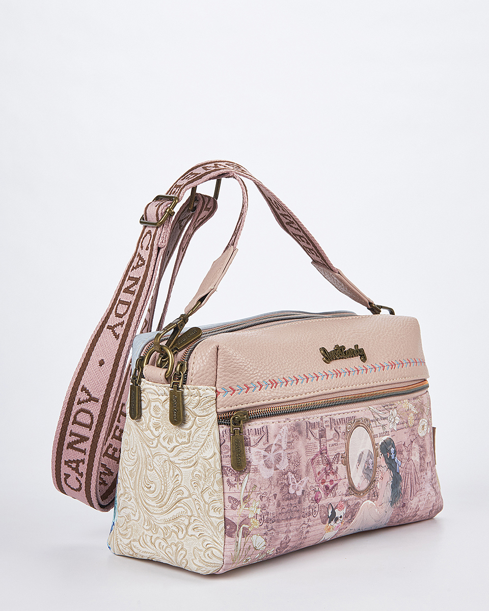 Sweet Candy Γυναικεία Τσάντα Ώμου με Αέρινη Φιγούρα – Mirror Bloom Sweet Candy Γυναικεία Τσάντα Ώμου με Αέρινη Φιγούρα – Mirror Bloom