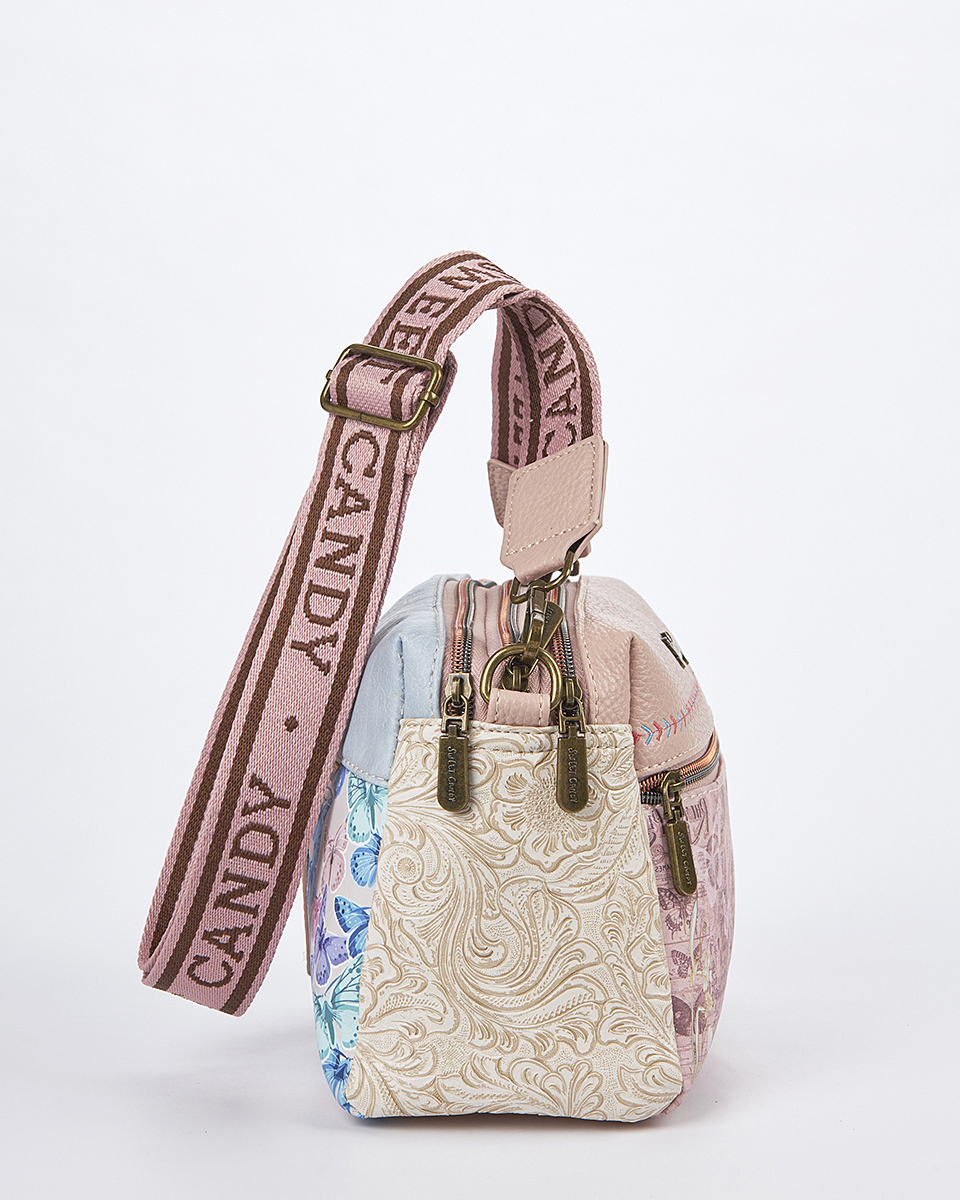 Sweet Candy Γυναικεία Τσάντα Ώμου με Αέρινη Φιγούρα – Mirror Bloom Sweet Candy Γυναικεία Τσάντα Ώμου με Αέρινη Φιγούρα – Mirror Bloom