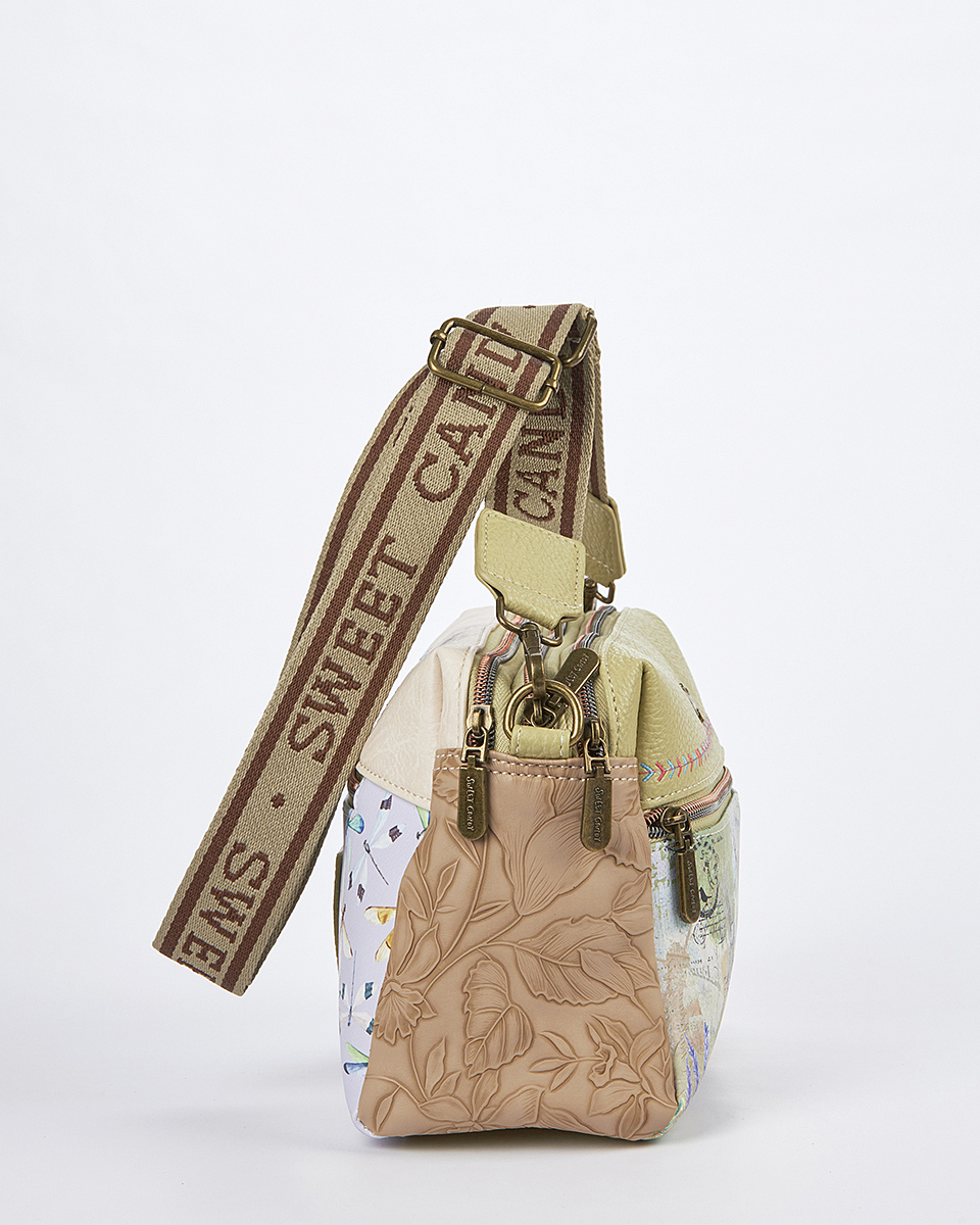 Sweet Candy Γυναικεία Τσάντα Ώμου με Λεβάντες & Παιδικό Στυλ – Lavender Walk