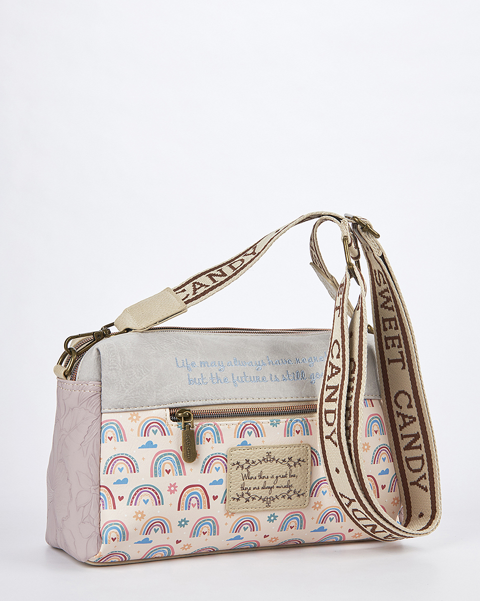 Sweet Candy Γυναικεία Τσάντα Ώμου με Νοσταλγική Διάθεση – Vintage Story