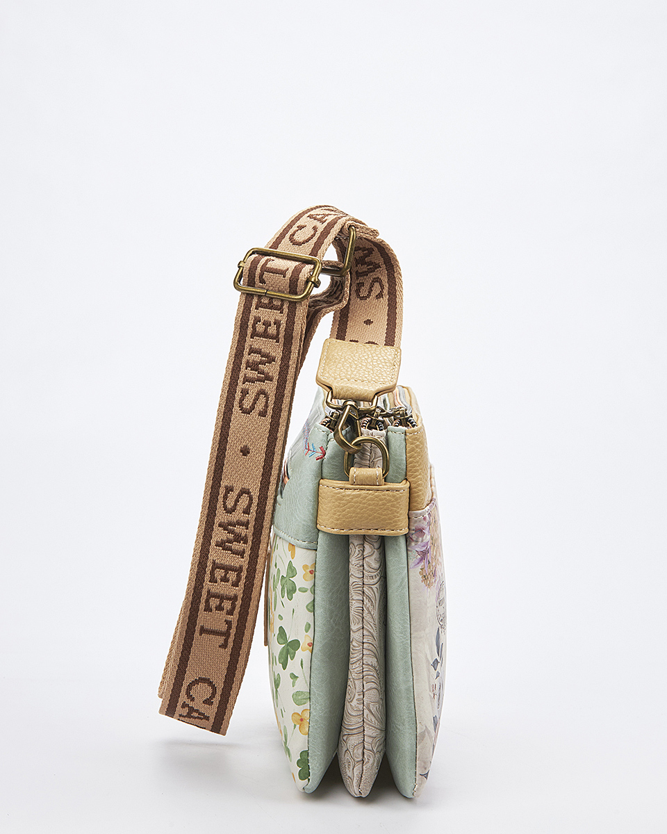 Sweet Candy Γυναικεία Τσάντα Ώμου-Χιαστί με Λουλουδένιο Σχέδιο – Floral Whisper Sweet Candy Γυναικεία Τσάντα Ώμου-Χιαστί με Λουλουδένιο Σχέδιο – Floral Whisper