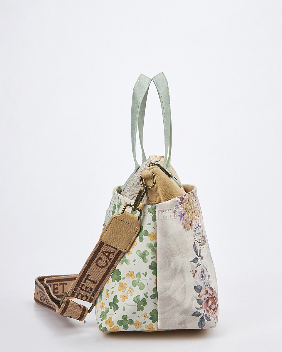 Sweet Candy Γυναικεία Τσάντα Ώμου-Χιαστί με Λουλούδια και Πεταλούδες – Floral Whisper Sweet Candy Γυναικεία Τσάντα Ώμου-Χιαστί με Λουλούδια και Πεταλούδες – Floral Whisper