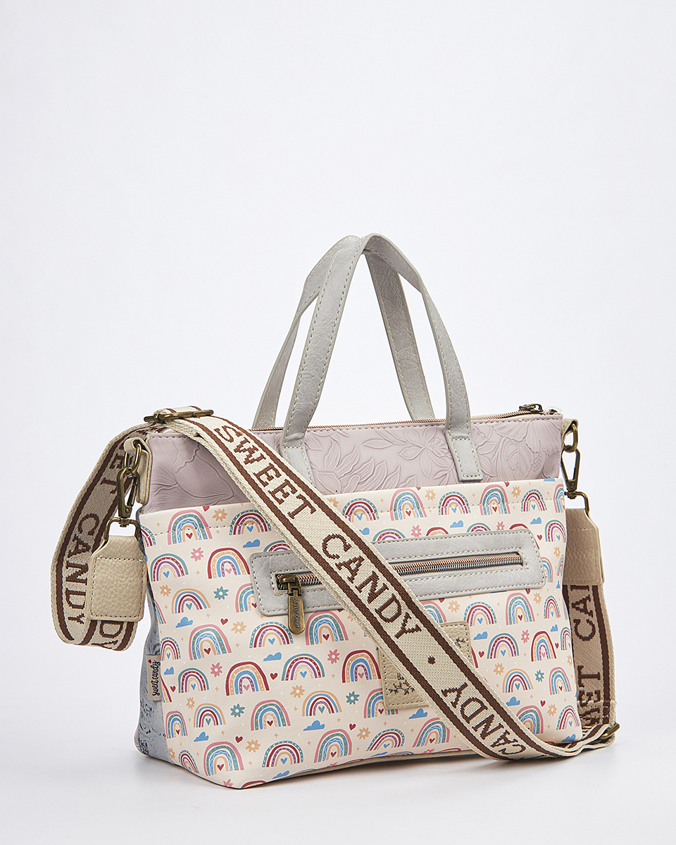 Sweet Candy Γυναικεία Τσάντα Ώμου-Χιαστί με Απαλή Ρετρό Διάθεση – Vintage Story