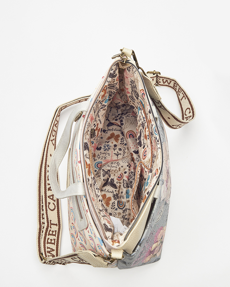 Sweet Candy Γυναικεία Τσάντα Ώμου-Χιαστί με Απαλή Ρετρό Διάθεση – Vintage Story