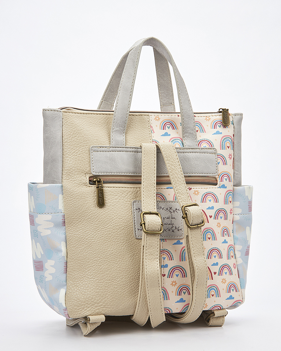 Sweet Candy Γυναικείο Σακίδιο 3-Way με Ντελικάτο Floral Design – Vintage Story Sweet Candy Γυναικείο Σακίδιο 3-Way με Ντελικάτο Floral Design – Vintage Story