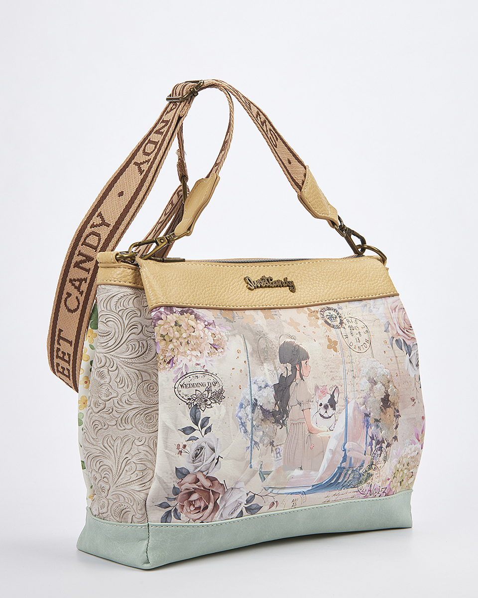 Sweet Candy Γυναικεία Τσάντα Ώμου-Χιαστί με Πεταλούδες και Λουλούδια – Floral Whisper Sweet Candy Γυναικεία Τσάντα Ώμου-Χιαστί με Πεταλούδες και Λουλούδια – Floral Whisper