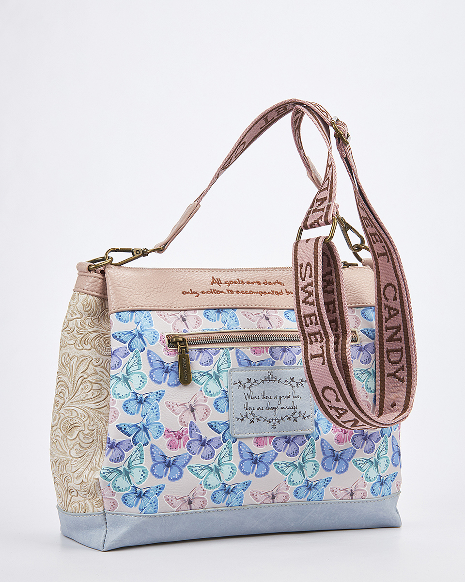 Sweet Candy Γυναικεία Τσάντα Ώμου-Χιαστί με Ρομαντικό Πορτρέτο – Mirror Bloom Sweet Candy Γυναικεία Τσάντα Ώμου-Χιαστί με Ρομαντικό Πορτρέτο – Mirror Bloom