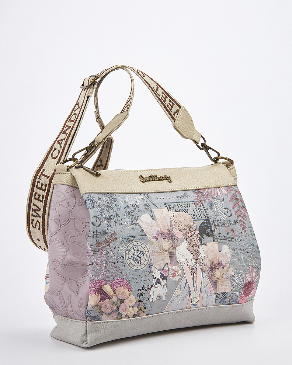 Sweet Candy Γυναικεία Τσάντα Ώμου-Χιαστί με Vintage Εικονογράφηση – Vintage Story Sweet Candy Γυναικεία Τσάντα Ώμου-Χιαστί με Vintage Εικονογράφηση – Vintage Story