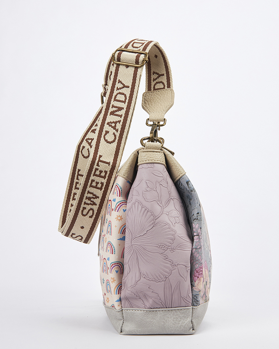 Sweet Candy Γυναικεία Τσάντα Ώμου-Χιαστί με Vintage Εικονογράφηση – Vintage Story Sweet Candy Γυναικεία Τσάντα Ώμου-Χιαστί με Vintage Εικονογράφηση – Vintage Story