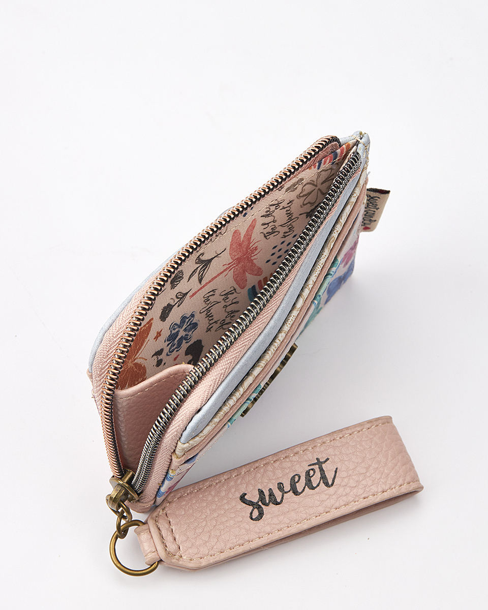 Sweet Candy Γυναικείο Πορτοφόλι με Ρετρό Καθρέφτη & Μοναδική Αίσθηση – Mirror Bloom