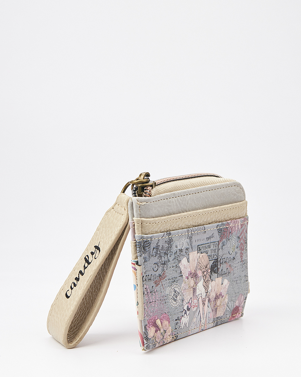 Sweet Candy Γυναικείο Πορτοφόλι με Ανάγλυφα Λουλούδια & Ρομαντισμό – Vintage Story