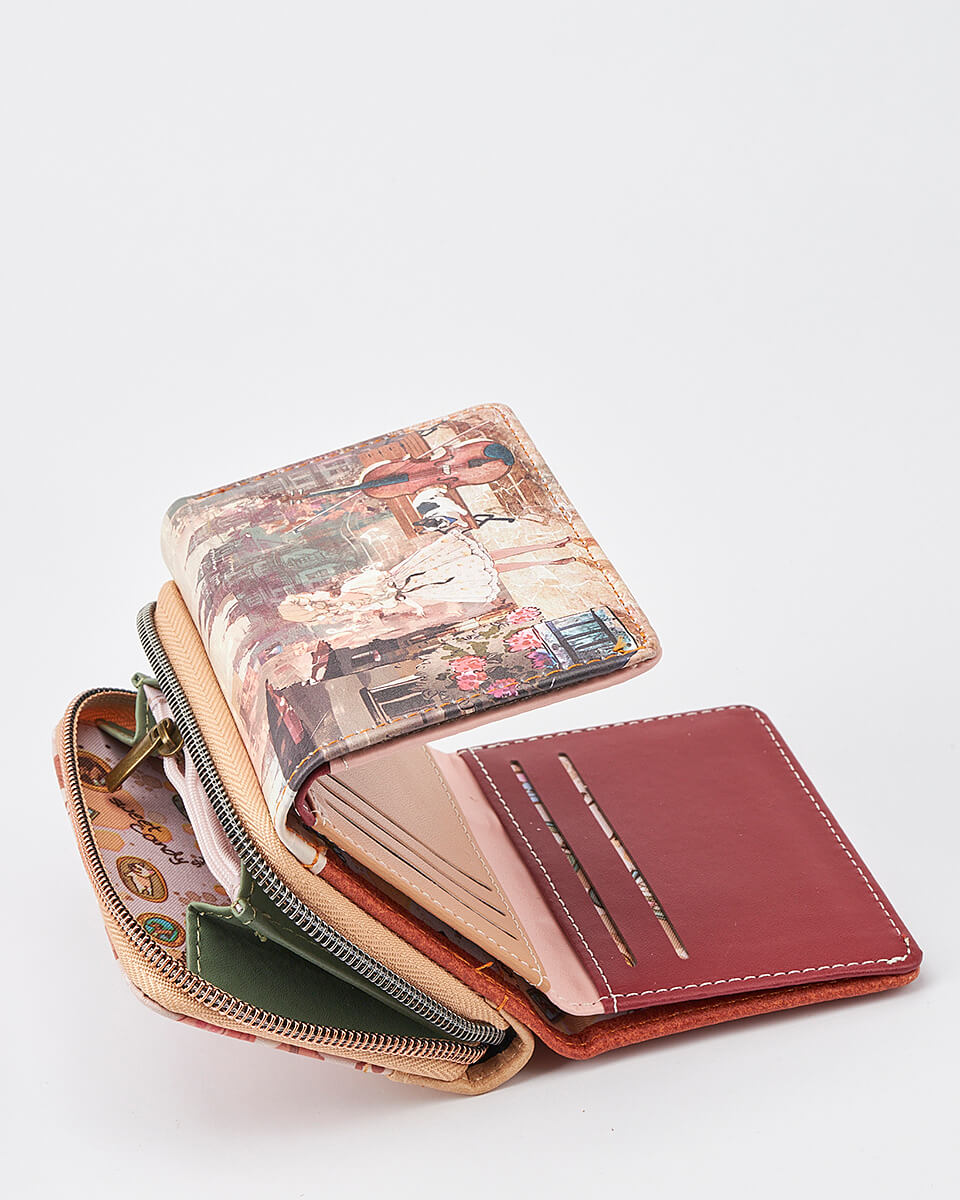 Γυναικείο Πορτοφόλι Sweet Candy με Ρομαντικό Μοτίβο