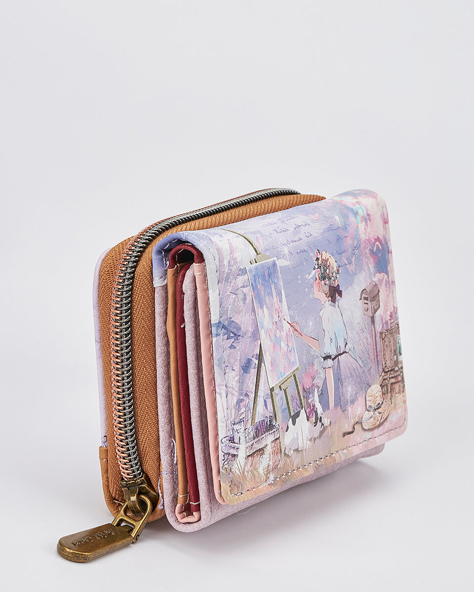 Γυναικείο Πορτοφόλι Sweet Candy με Ρομαντικό Μοτίβο