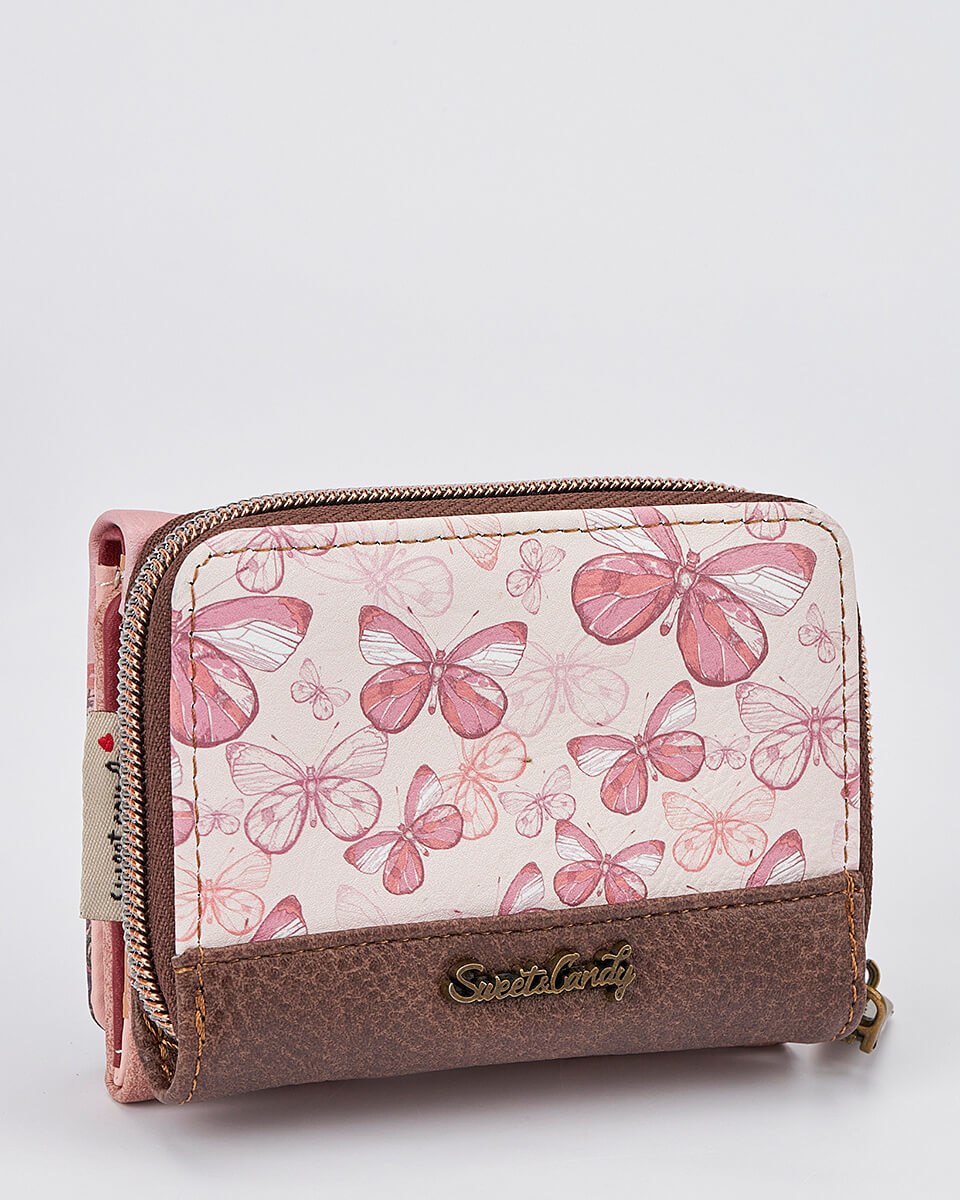Γυναικείο Πορτοφόλι Sweet Candy με Ρομαντικό Μοτίβο
