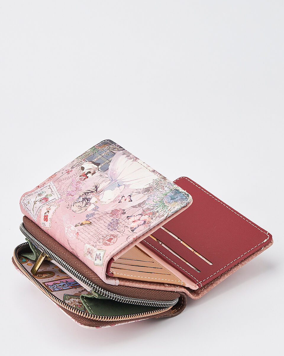 Γυναικείο Πορτοφόλι Sweet Candy με Ρομαντικό Μοτίβο