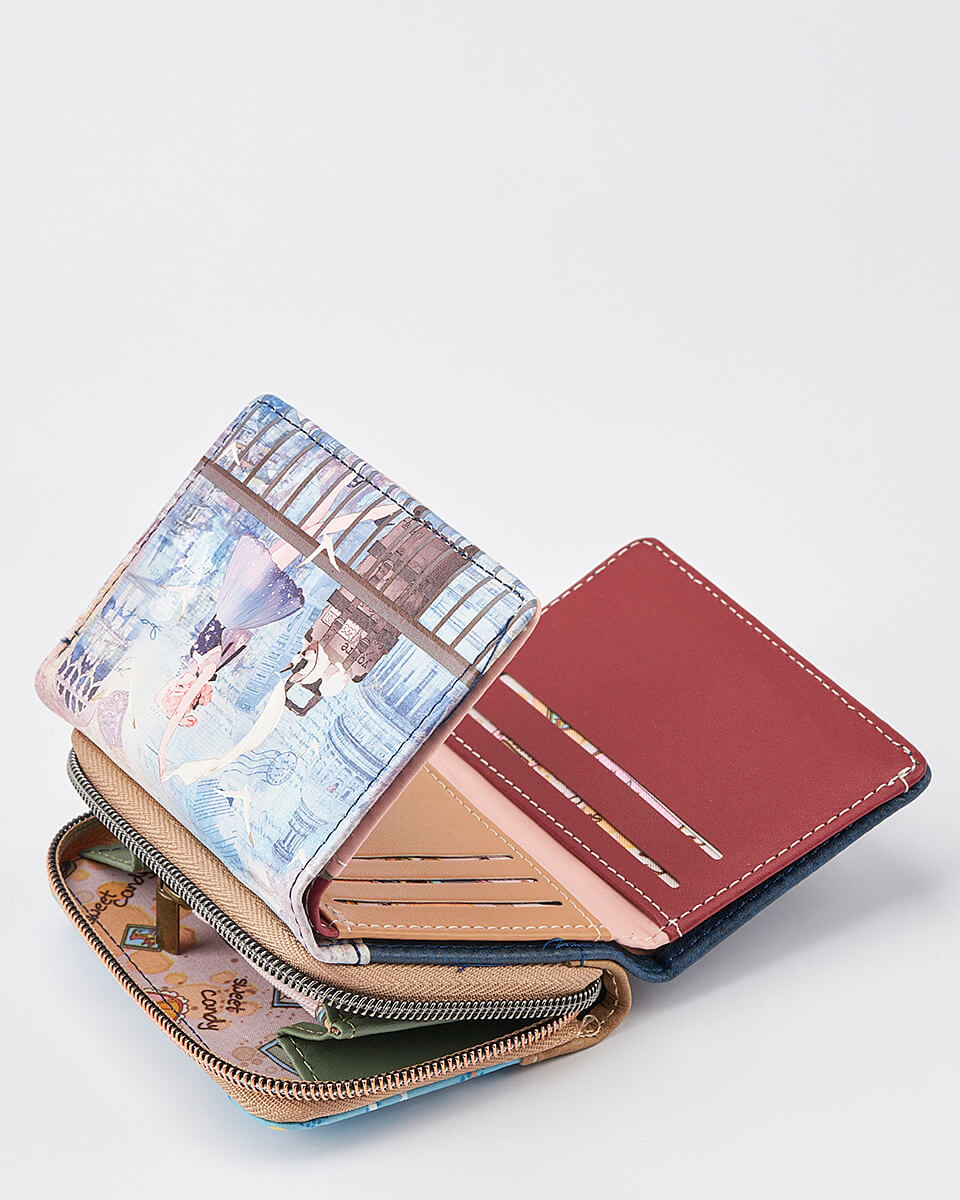 Γυναικείο Πορτοφόλι Sweet Candy με Ρομαντικό Μοτίβο