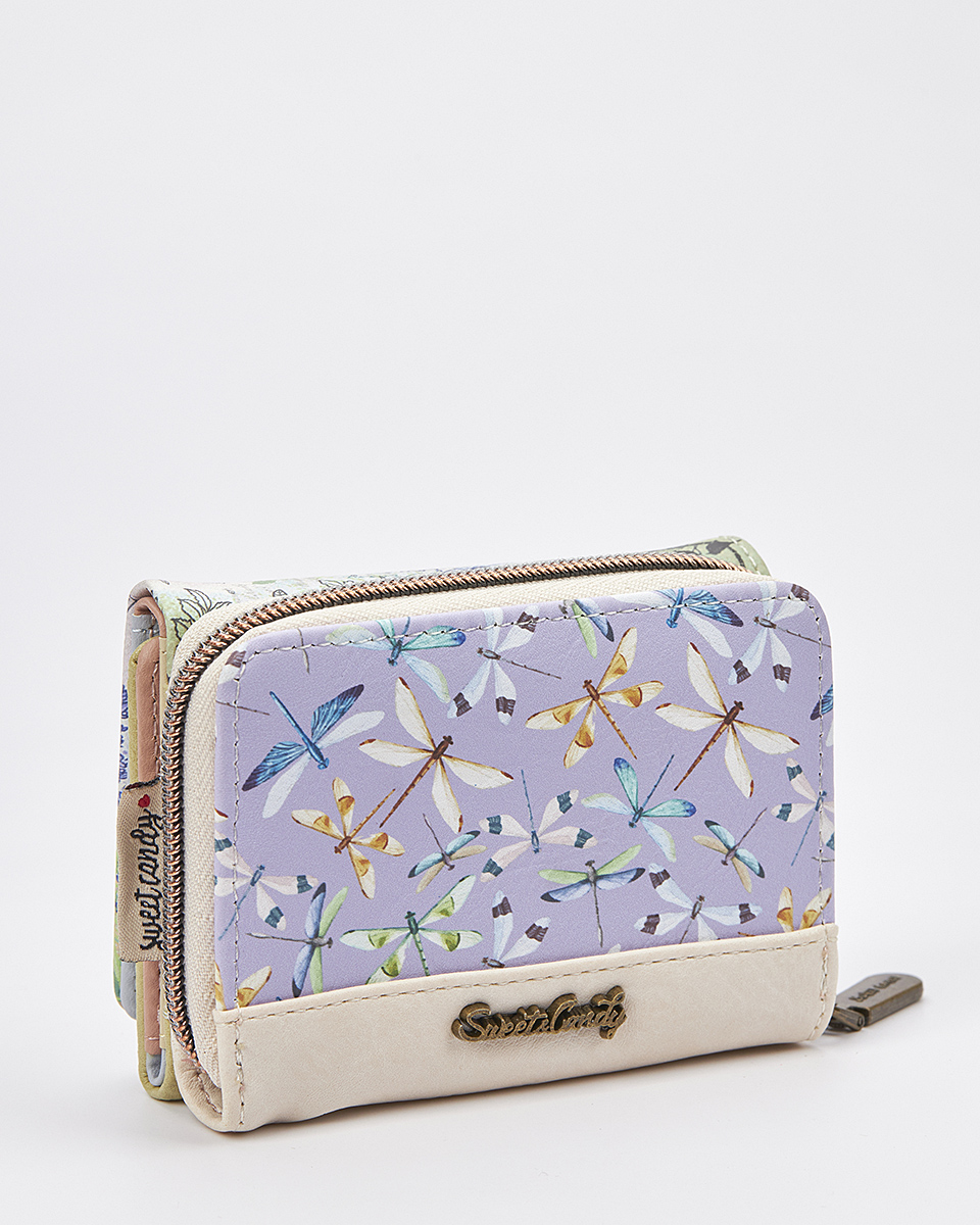 Sweet Candy Γυναικείο Πορτοφόλι με Μοτίβο Λεβάντα & Αναδιπλούμενη Θήκη – Lavender Walk Sweet Candy Γυναικείο Πορτοφόλι με Μοτίβο Λεβάντα & Αναδιπλούμενη Θήκη – Lavender Walk
