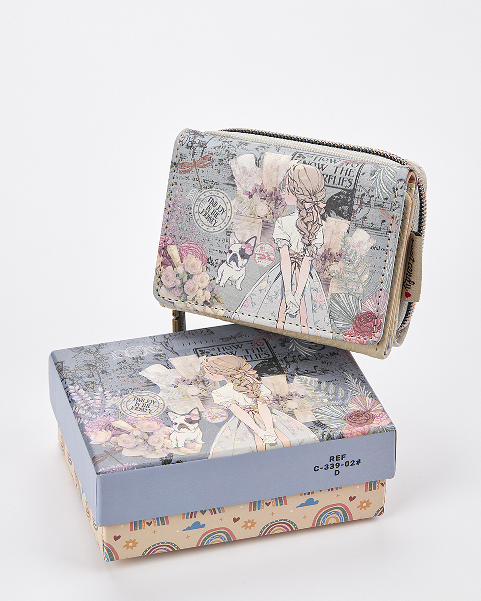 Sweet Candy Γυναικείο Πορτοφόλι με Ανάγλυφα Λουλούδια & Ρομαντισμό – Vintage Story Sweet Candy Γυναικείο Πορτοφόλι με Ανάγλυφα Λουλούδια & Ρομαντισμό – Vintage Story