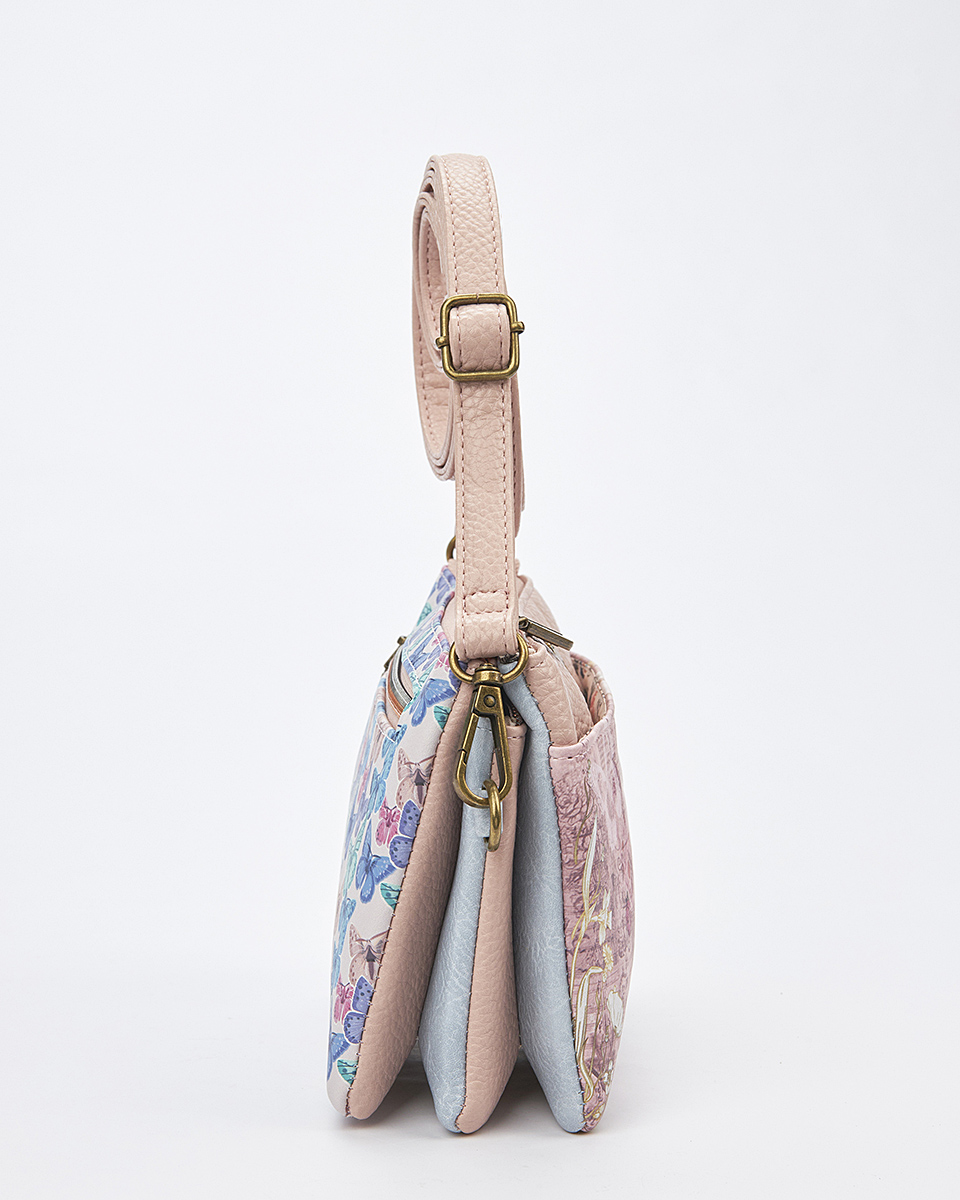 Sweet Candy Γυναικεία Τσάντα Ώμου-Χιαστί με Πορτρέτο και Retro Style – Mirror Bloom Sweet Candy Γυναικεία Τσάντα Ώμου-Χιαστί με Πορτρέτο και Retro Style – Mirror Bloom