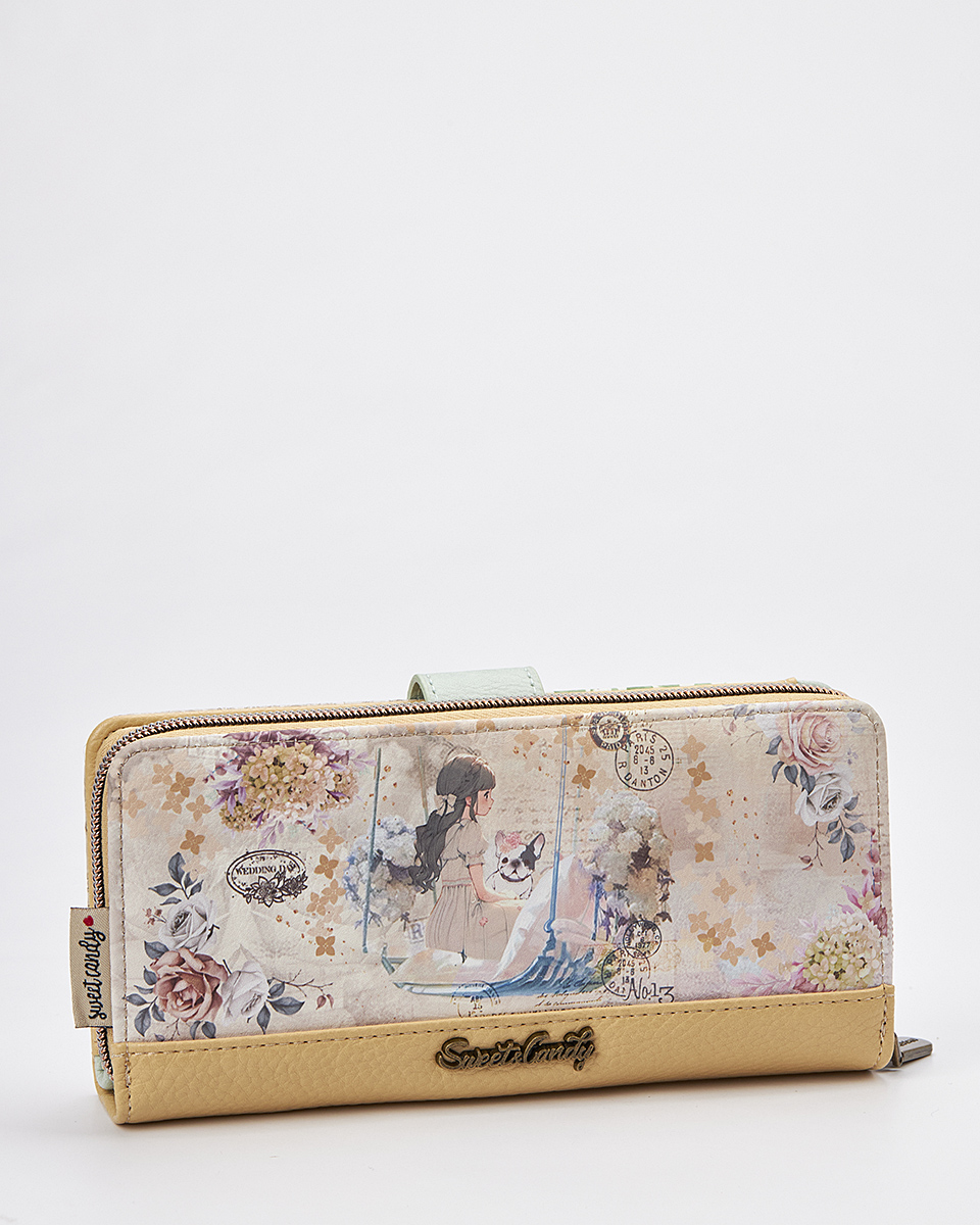 Sweet Candy Γυναικείο Πορτοφόλι με Vintage Floral Καπάκι – Floral Whisper Sweet Candy Γυναικείο Πορτοφόλι με Vintage Floral Καπάκι – Floral Whisper