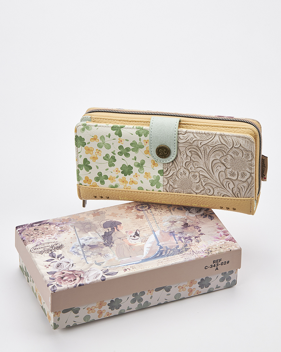 Sweet Candy Γυναικείο Πορτοφόλι με Vintage Floral Καπάκι – Floral Whisper Sweet Candy Γυναικείο Πορτοφόλι με Vintage Floral Καπάκι – Floral Whisper