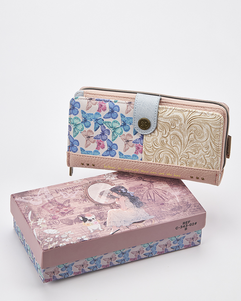 Sweet Candy Γυναικείο Πορτοφόλι με Ρομαντική Απεικόνιση Καθρέφτη – Mirror Bloom Sweet Candy Γυναικείο Πορτοφόλι με Ρομαντική Απεικόνιση Καθρέφτη – Mirror Bloom