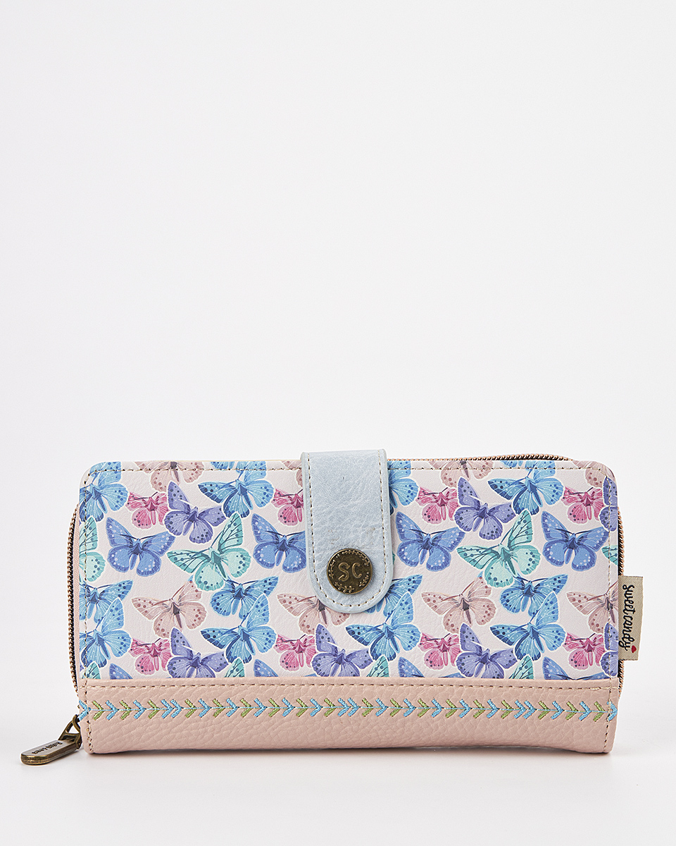 Sweet Candy Γυναικείο Πορτοφόλι με Καθρέφτη & Λεπτομέρεια "Candy" – Mirror Bloom