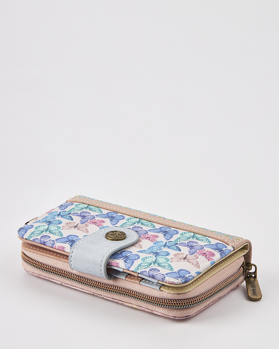 Sweet Candy Γυναικείο Πορτοφόλι με Ρετρό Καθρέφτη & Ρομαντισμό – Mirror Bloom