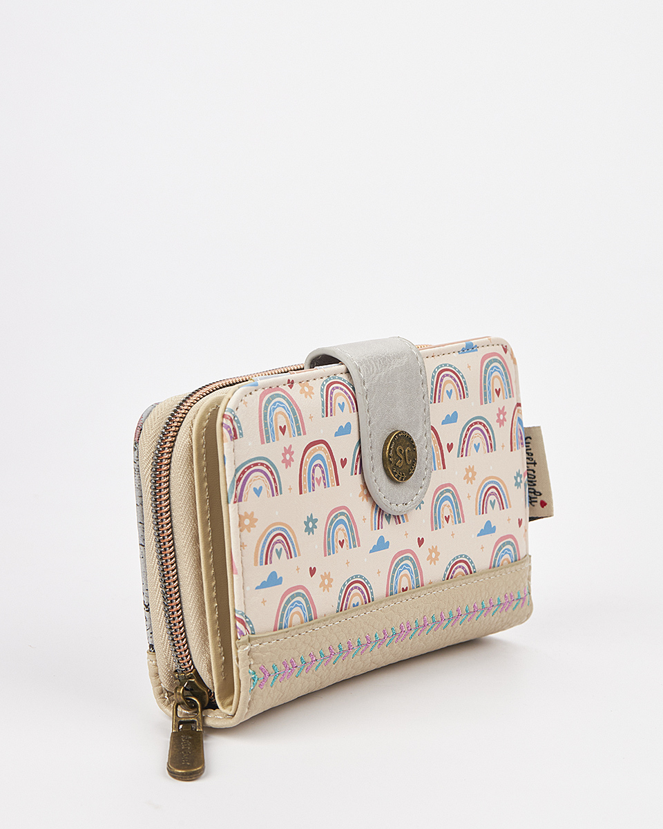 Sweet Candy Γυναικείο Πορτοφόλι με Ανάγλυφα Σχέδια & Vintage Έμπνευση – Vintage Story