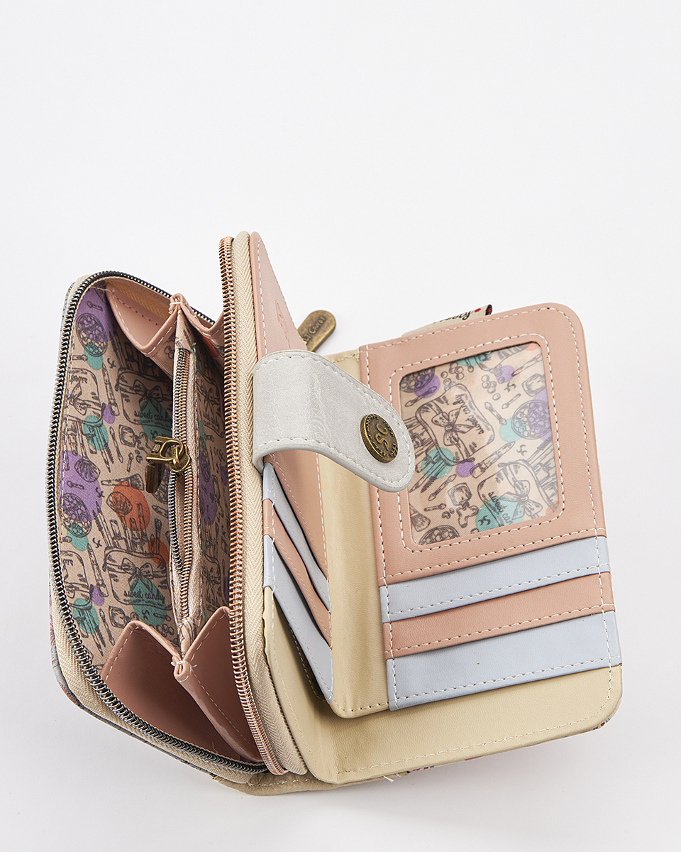 Sweet Candy Γυναικείο Πορτοφόλι με Ανάγλυφα Σχέδια & Vintage Έμπνευση – Vintage Story