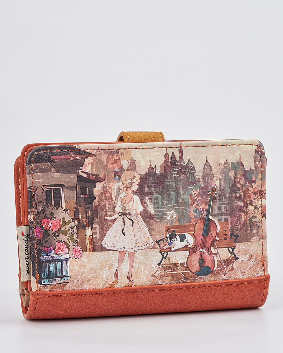 Γυναικείο Πορτοφόλι Sweet Candy με Ρομαντικό Μοτίβο