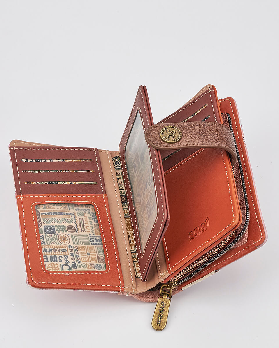 Γυναικείο Πορτοφόλι Sweet Candy με Ρομαντικό Μοτίβο