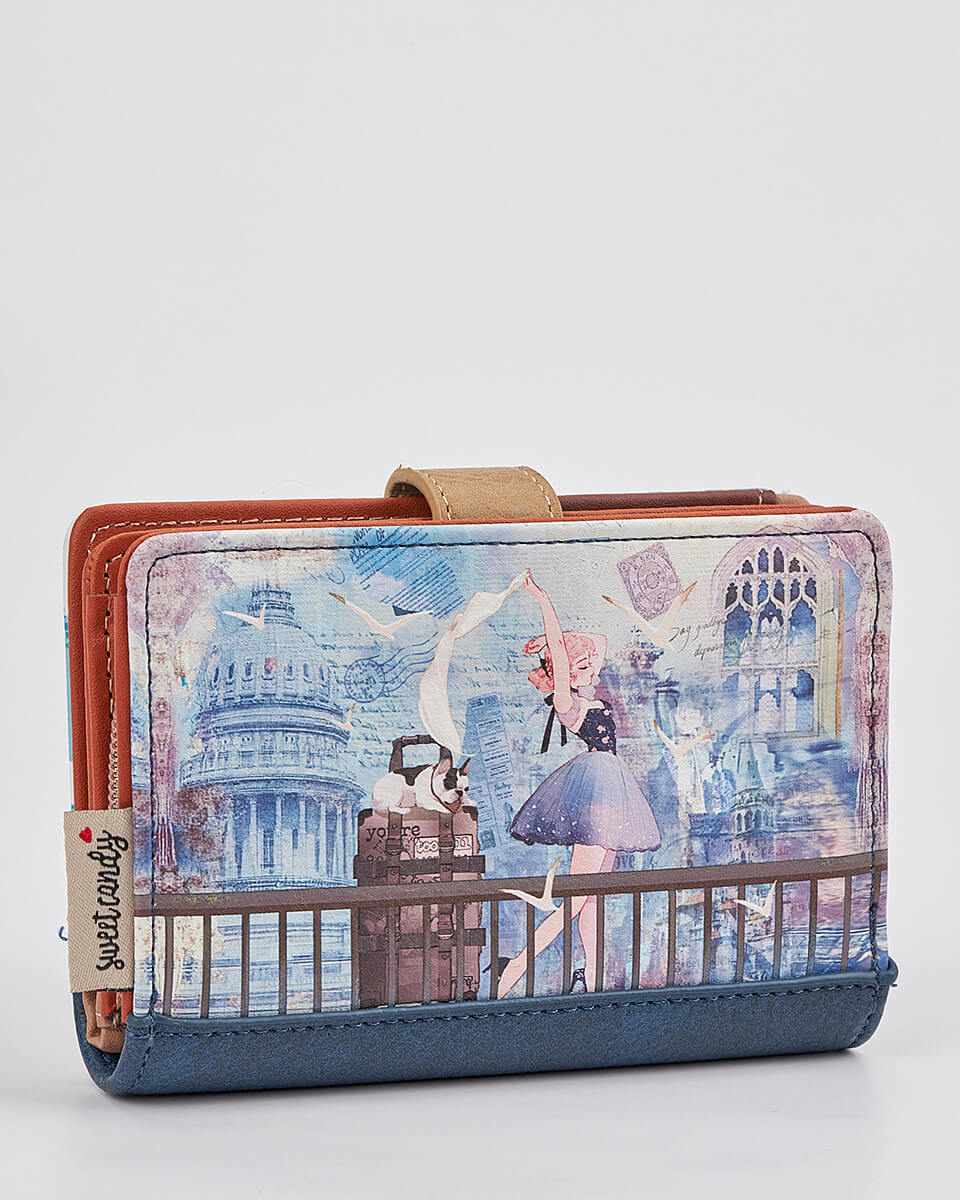 Γυναικείο Πορτοφόλι Sweet Candy με Ρομαντικό Μοτίβο