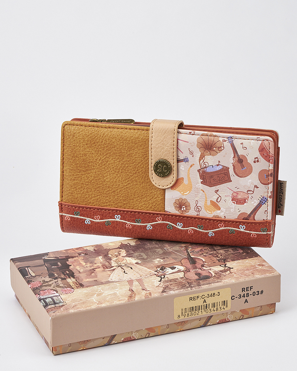 Γυναικείο Πορτοφόλι Sweet Candy με Ρομαντικό Μοτίβο