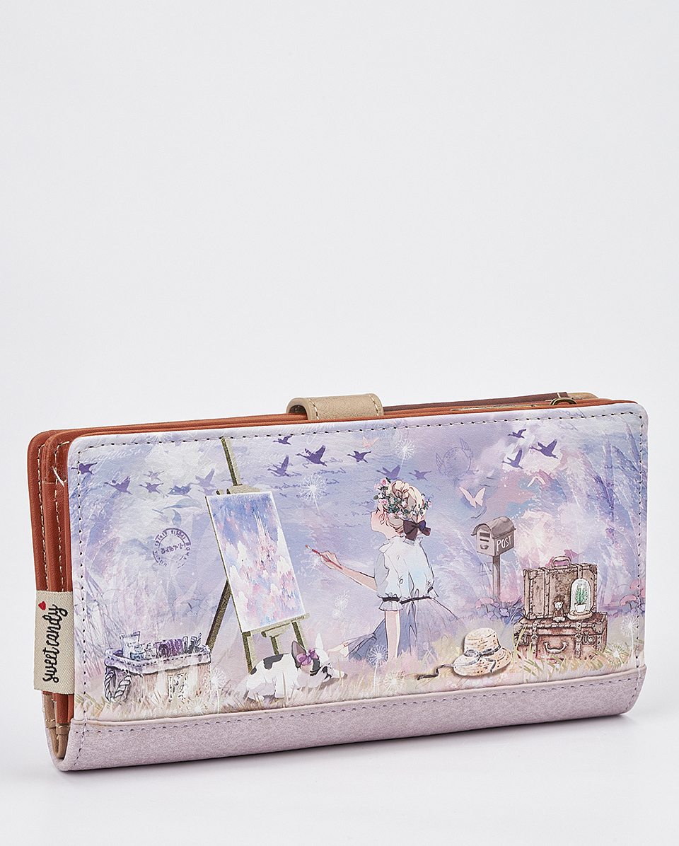 Γυναικείο Πορτοφόλι Sweet Candy με Ρομαντικό Μοτίβο