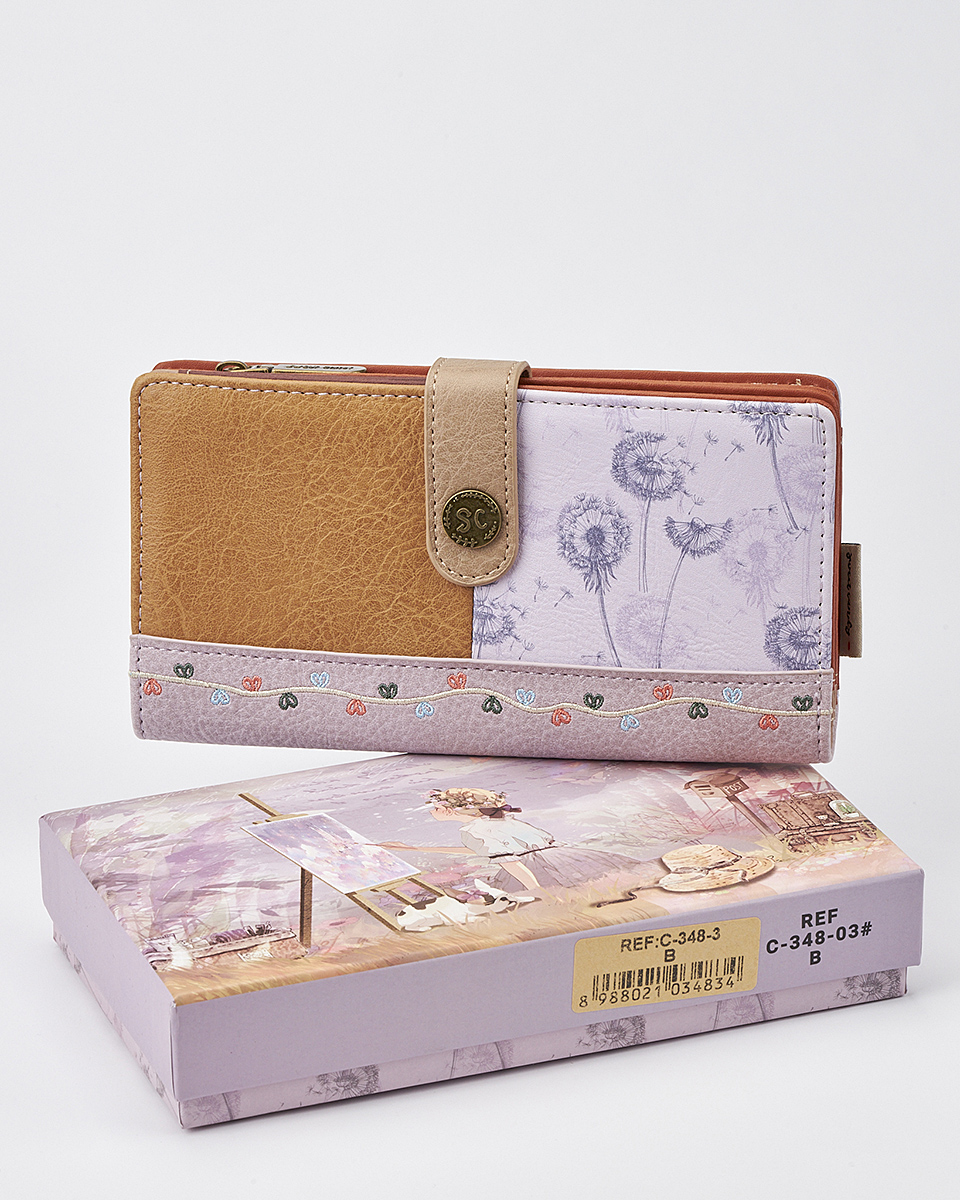 Γυναικείο Πορτοφόλι Sweet Candy με Ρομαντικό Μοτίβο