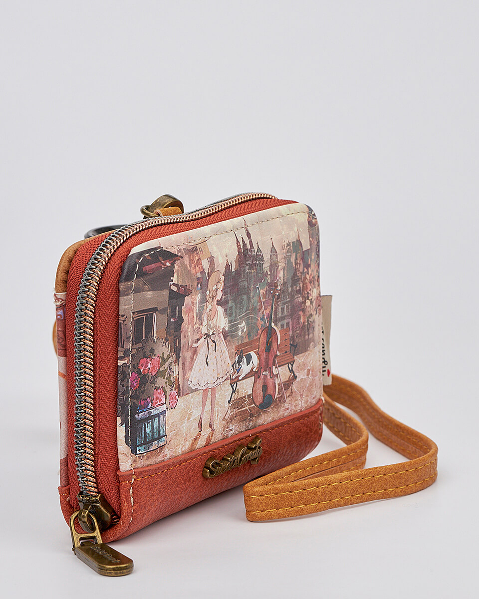 Γυναικείο Πορτοφόλι Sweet Candy με Ρομαντικό Μοτίβο