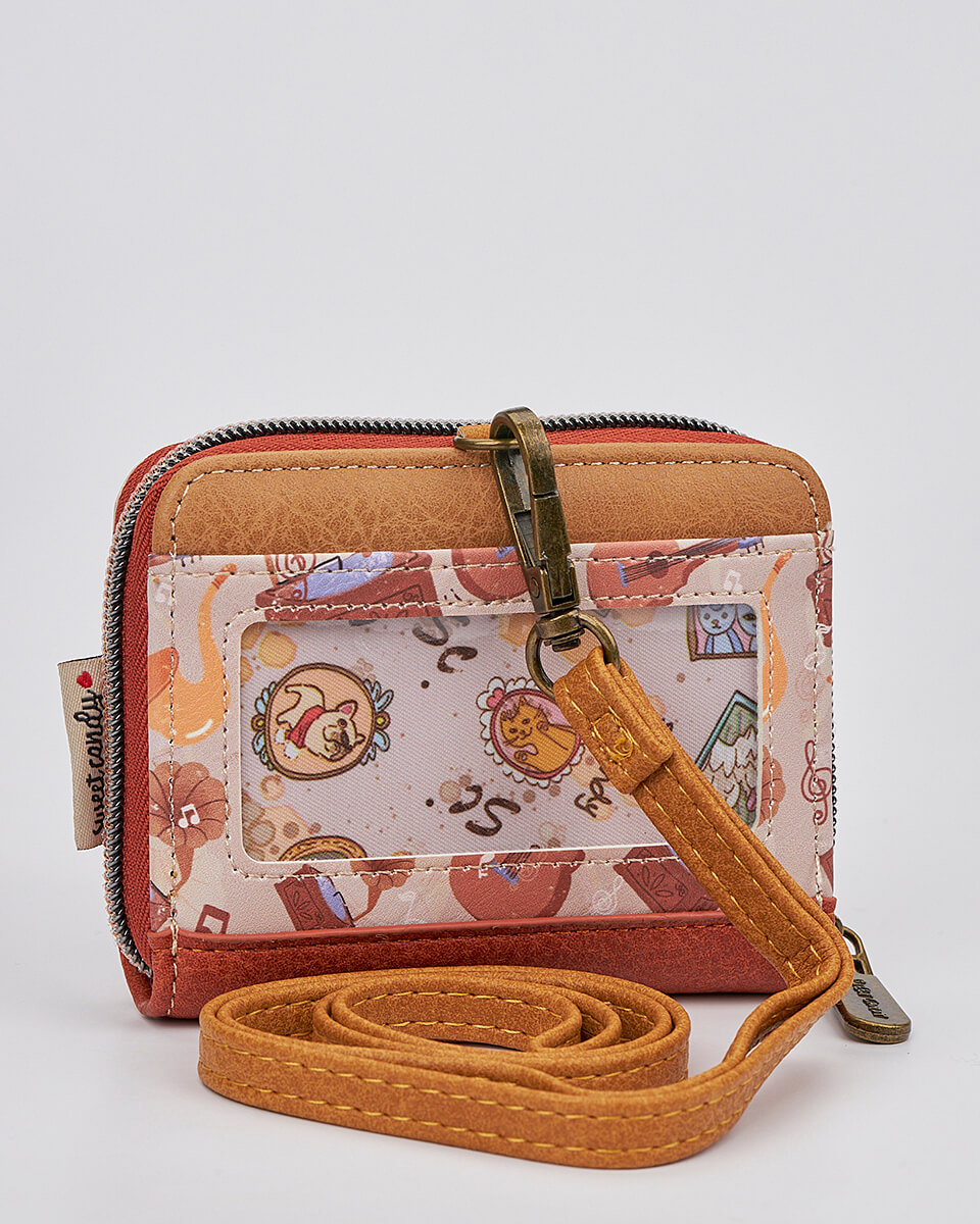 Γυναικείο Πορτοφόλι Sweet Candy με Ρομαντικό Μοτίβο