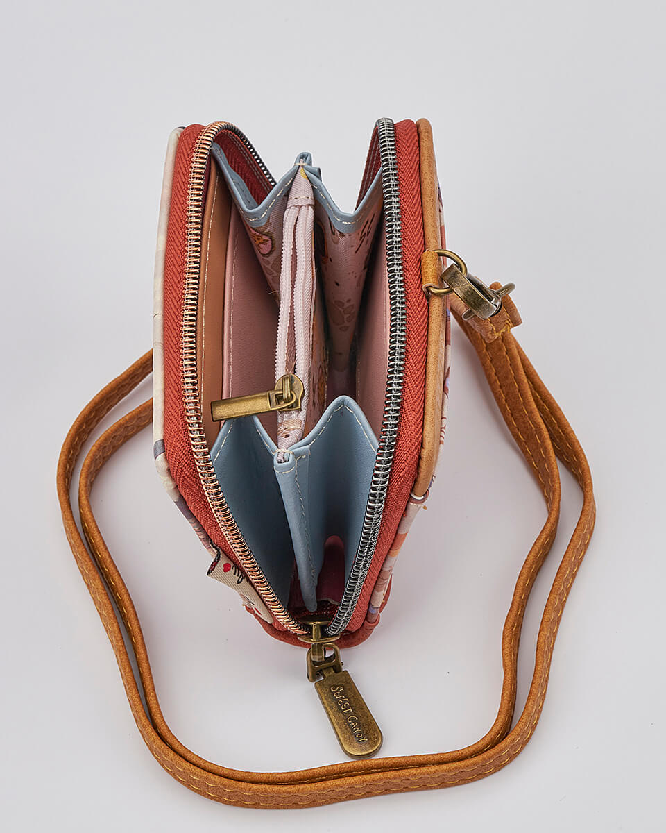 Γυναικείο Πορτοφόλι Sweet Candy με Ρομαντικό Μοτίβο