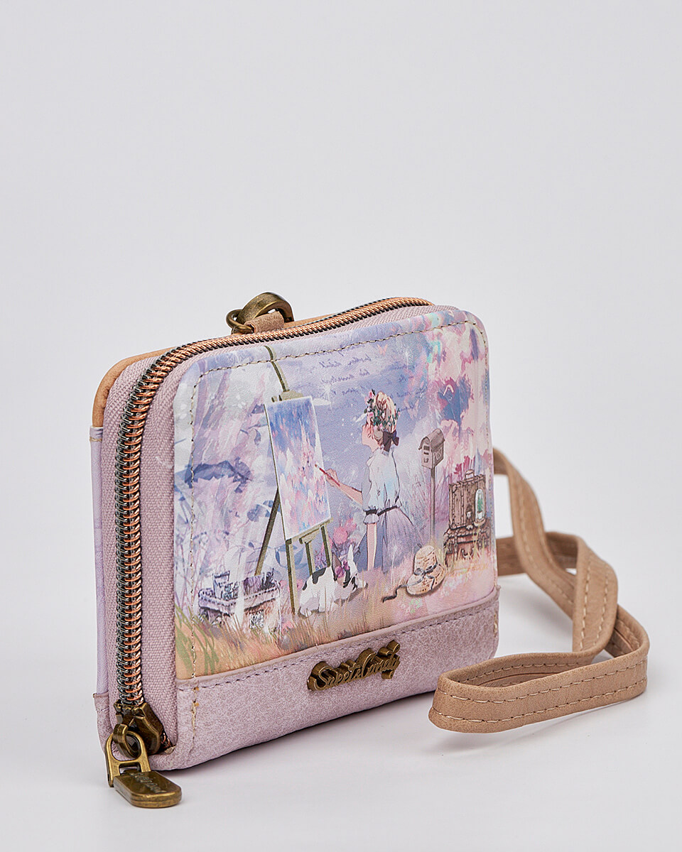 Γυναικείο Πορτοφόλι Sweet Candy με Ρομαντικό Μοτίβο