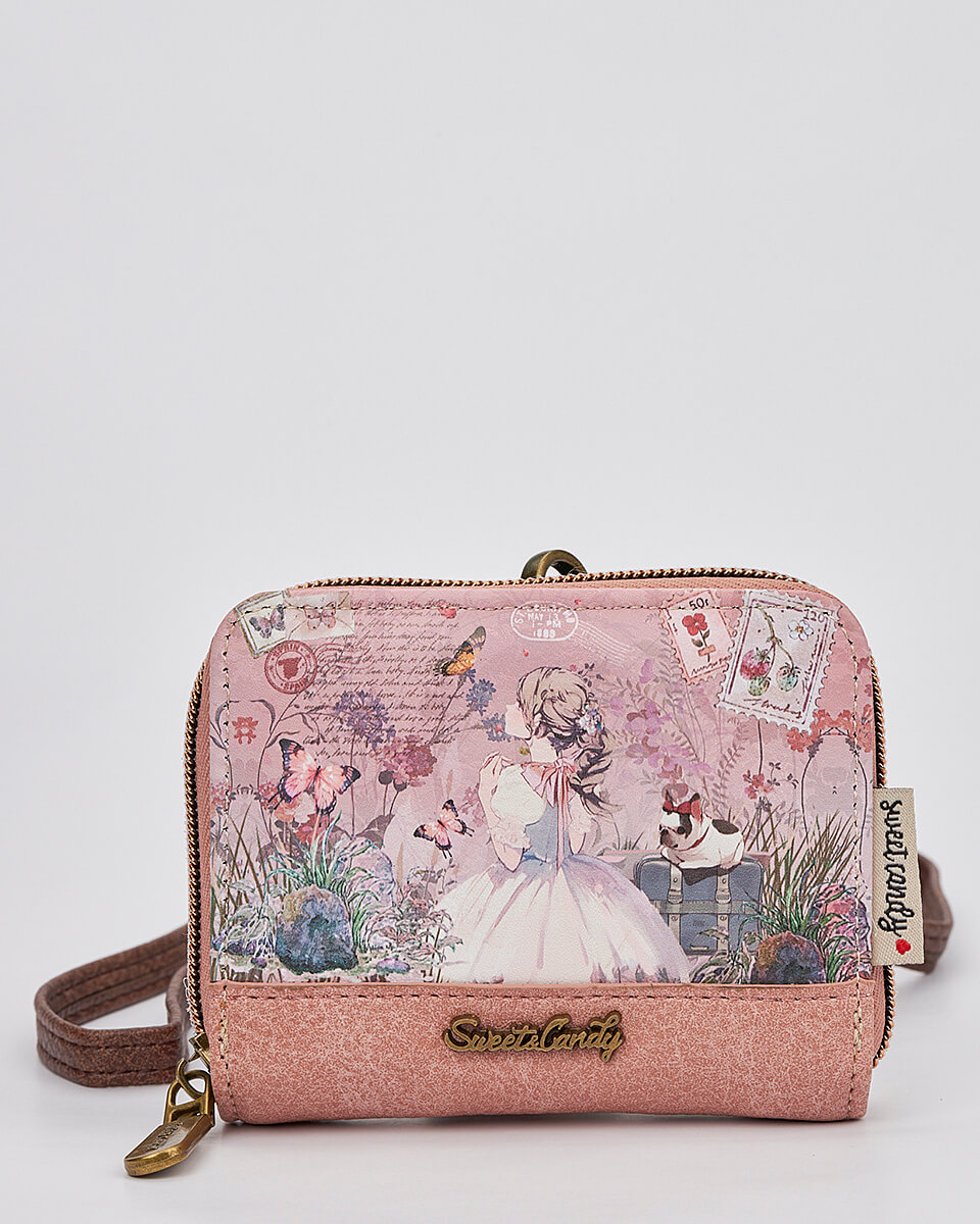 Γυναικείο Πορτοφόλι Sweet Candy με Ρομαντικό Μοτίβο