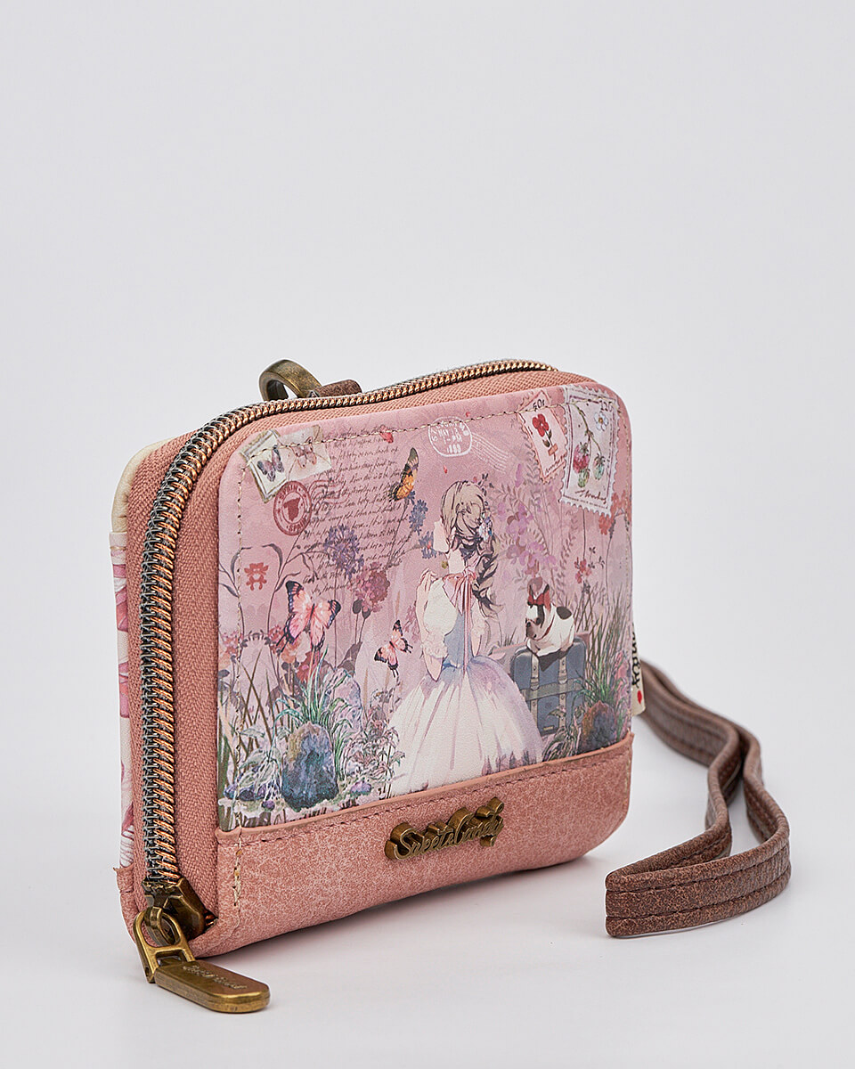 Γυναικείο Πορτοφόλι Sweet Candy με Ρομαντικό Μοτίβο