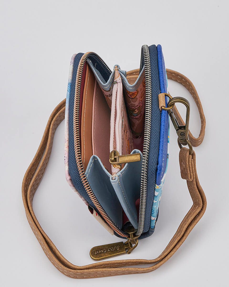 Γυναικείο Πορτοφόλι Sweet Candy με Ρομαντικό Μοτίβο