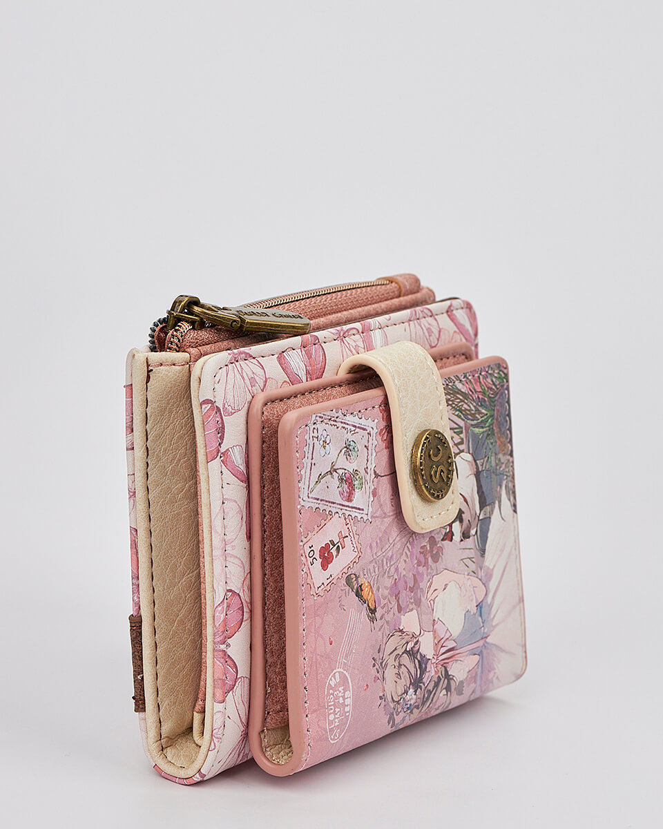 Γυναικείο Πορτοφόλι Sweet Candy με Ρομαντικό Μοτίβο