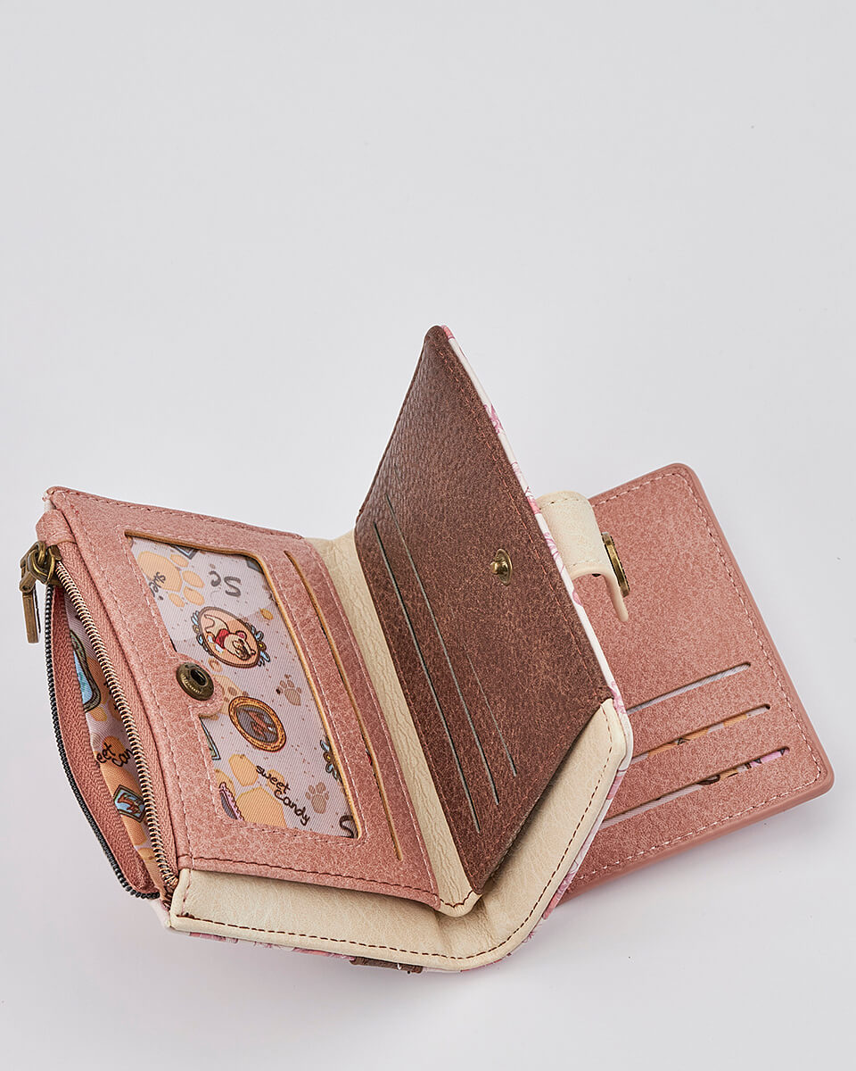 Γυναικείο Πορτοφόλι Sweet Candy με Ρομαντικό Μοτίβο